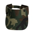 thumbnail image 2 of Top Headwear Washed Camo Visor - Camouflauge Hat for Men Women, Woodland, 2 of 4
