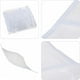 thumbnail image 3 of Gorro de lluvia NQ en paquete de 6 gorro de lluvia de plástico para El cuidado del cabello circunferencia de la cabeza ajustable reutilizable blanco, 3 of 5