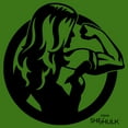thumbnail image 2 of Men's She-Hulk: Attorney at Law Flex Icon Outline  Graphic Tee Kelly Green 2X Large, 2 of 5