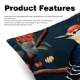 thumbnail image 2 of Woodpecker Velvet Throw Pillow Inserts with Unique Patterns - Set of 2 - 16x16, 18x18, 20x20 inches for Throw Pillow Covers - Various Occasions, 2 of 6