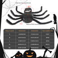 thumbnail image 3 of Halloween Creepy Giant Spider Pet Vest for Cats and Dogs - Creative Costume for Large Dogs, Spooky, Fun & Cosplay, New Halloween Style, 3 of 6