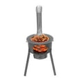 thumbnail image 3 of ToppiJoy Multifunction Wood Burning Stove with Grill Rack, Camping Wood Stove Hold up 220.46lbs, Portable Wood Stove for Camping 19.68in Height, 3 of 24