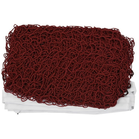 1x Standard Badminton Net-scarlet, white (color as the picture)