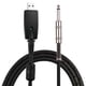 thumbnail image 1 of Cable de audio Cable USB de guitarra Andio Interfaz USB macho a cable de conexión de guitarra eléctrica mono de 6.35 mm (1/4 pulg.) Cable de grabación profesional de guitarra a PC USB Compatible con W Tomshoo Cable de audio, 1 of 6