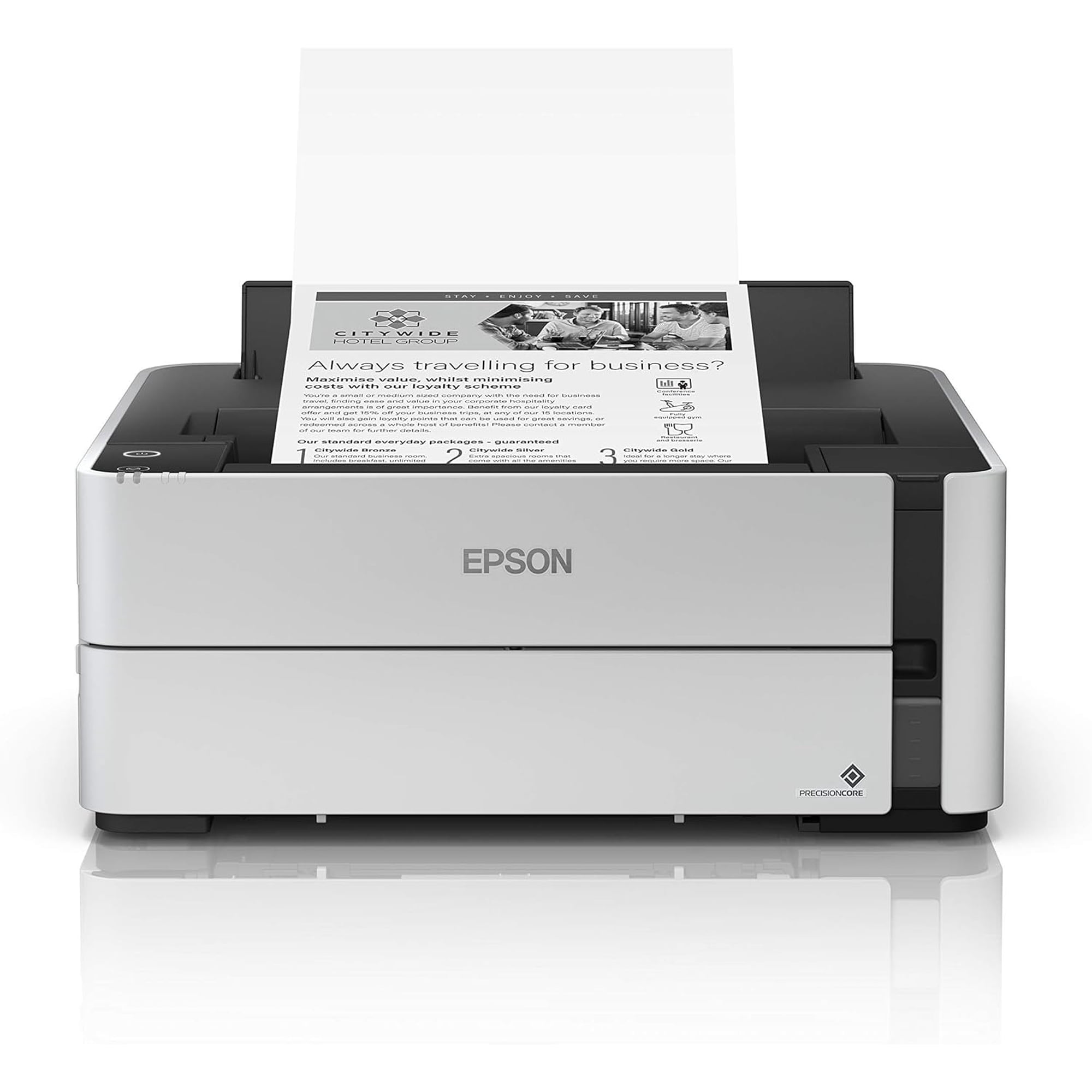 Epson EcoTank ET-M1170 Wireless Monochrome Supertank Printer with Ethernet (Sold without manufacturer warranty)