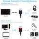 USB Bluetooth Adapter 5.0 Bluetooth Dongle Bluetooth Transmitter Receiver for PC Laptop Desktop TV Bluetooth Speaker Headset Windows 10/8.1/8 / 7 / XP/Vista - image 4 of 11