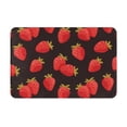 thumbnail image 2 of Front Door Mat Indoor Outdoor Outside Entrance - 16*24in Washable Cute Strawberries Thin Bathroom Rugs Fit Under Door, Bath Rugs for Bathroom, Kitchen Rugs Mats for Floor, 2 of 6