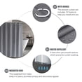 thumbnail image 2 of Fabric Shower Curtain Set Stylish Printed Waterproof Bathroom Decor with 12 Hook, 2 of 18
