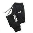 thumbnail image 2 of PUAIA-Pantalones deportivos con estampado para hombre, ropa holgada de Color liso para correr, otoño e invierno, novedad, 2 of 5