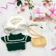thumbnail image 4 of Fiudx Conjunto de Disfraces Lalafanfan: Gafas Elegantes, Gorra, Suéter, Falda y Mochila. Moda Divertida para Muñecas de 30 Cm. Fácil de Lavar. Regalo Ideal para Cumpleaños y Navidad. Talla 25-30 Cm., 4 of 5