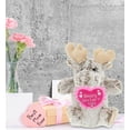 thumbnail image 6 of DolliBu Happy Mother's Day Moose Plush Hand Puppet - Cute Stuffed Animal Present With Pink Heart Message for Best Mommy, Grandma, Wife, Daughter - Cute Wild Life Plush Puppet Toy Gift - 11 Inches, 6 of 6
