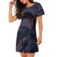 thumbnail image 2 of Fotbe Fire Breathing Dragon Twilight Bata de Dormir para Mujer con Estampado, Camisón de Algodón de Manga Corta, Ropa de Dormir Casual, 2 of 6