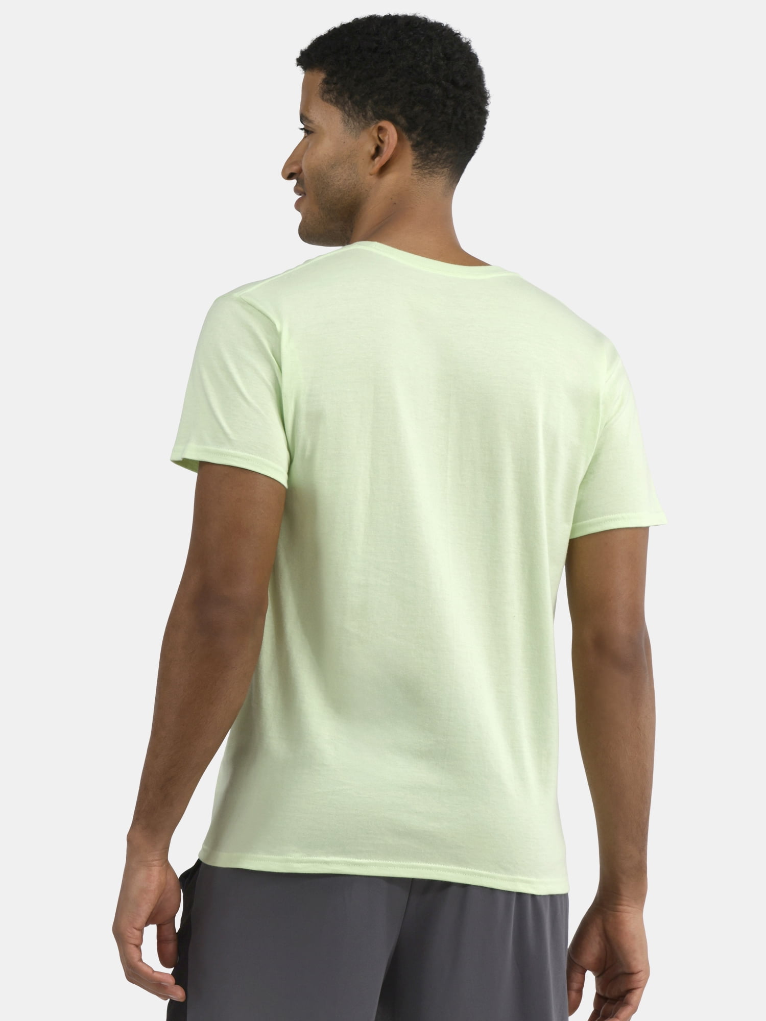 Athletic Works Men's and Big Men's Cotton Pocket Tee, XS-5XL and Tall Sizes