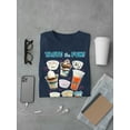 thumbnail image 3 of Dippin' Dots Variety Tee - Ice Cream Flavors Graphic Men's T-shirt, 3 of 4