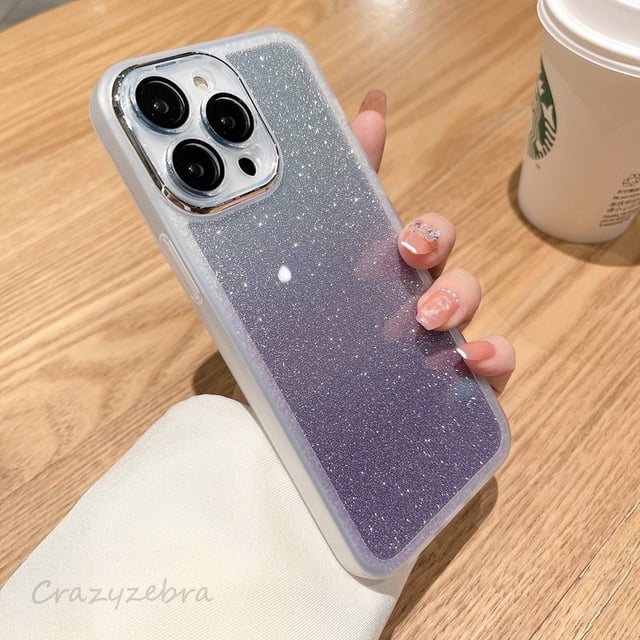 Funda Transparente De Lujo De Color Degradado Para IPhone 11 12 13 Pro Max 14 Plus