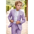 thumbnail image 3 of ETHAN Boys Linen Suit for Wedding 2 PC Kids Linen Suit for Summer Boys Formal Suit Ring Bearer Outfit 14, 3 of 6