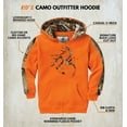 thumbnail image 3 of Legendary Whitetails Big Kids Camo Outfitter Hoodie Long Sleeve Sweatshirt, 3 of 3