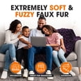 thumbnail image 5 of Cheer Collection Faux Fur to Microplush Reversible Throw Blanket, 5 of 5