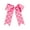 Pink, variant on Jumbo Hair Bow Clip with Tails Medium Polka Dot Hairbows for Women, 1 Piece (Black)