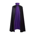 thumbnail image 4 of Capa de Halloween Accesorio de disfraz de Halloween para disfraces de club Suministros para fiestas Negro púrpura, 4 of 8
