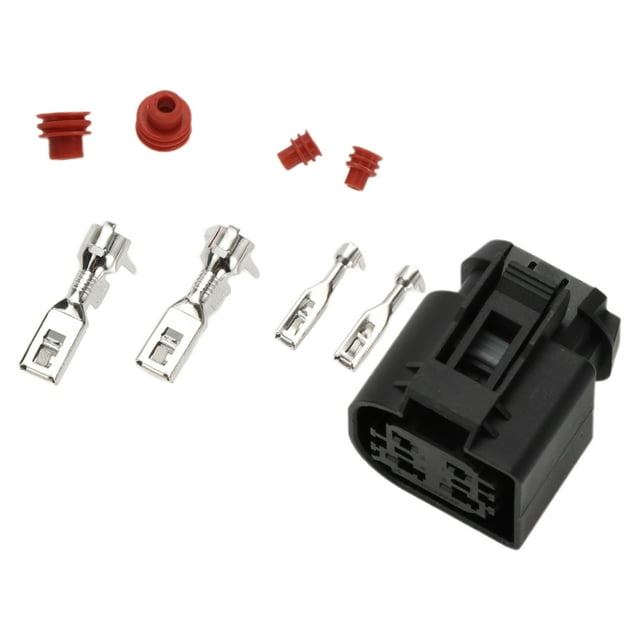 Conector de bomba de agua eléctrica, enchufe hembra a prueba de agua para BMW Pierburg CWA400 No.10098866