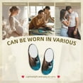 thumbnail image 7 of KLL Ice Blue Coastal Lion Pattern Adult Unisex Cozy Slippers,Fuzzy Slip-on Slippers TPR Sole Slippers Comfort Plush Home Footwear for Indoor & Outdoor-39/40, 7 of 7