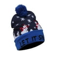 thumbnail image 2 of Todaioua Christmas Hat Light Up Hat LED Christmas Knitted Hat Colorful Xmas Hat for Kids Adults Christmas Hat Winter Snow Christmas Holiday Party Gifts, 2 of 3