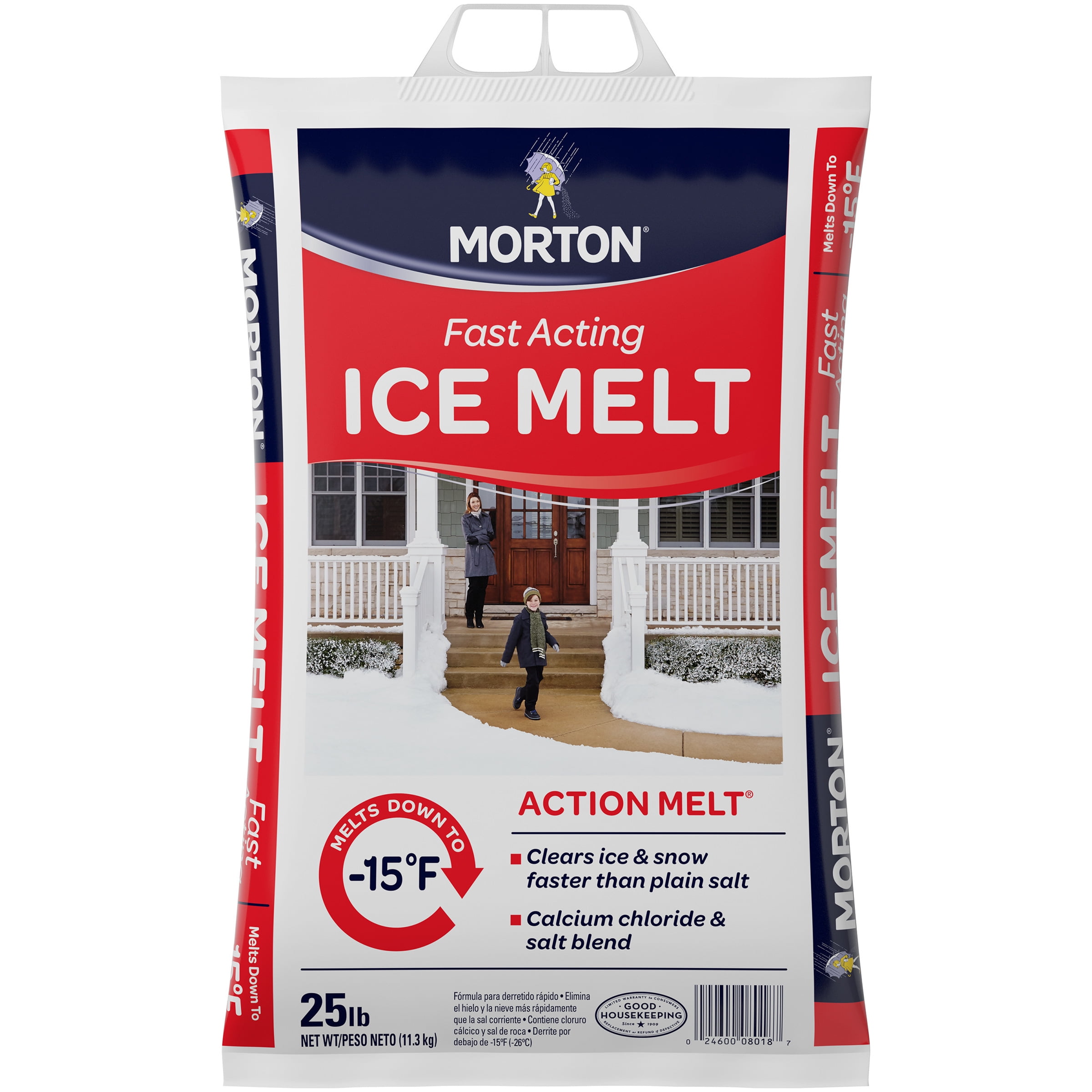 Morton® Fast Acting Action Melt® Ice Melt 25 lb Bag