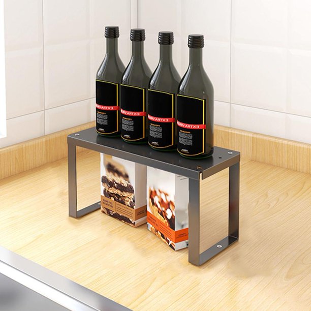 Cabinet Shelf Organizers Stackable Pantry Storage Racks ...