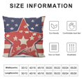 thumbnail image 5 of SHANXI Decor Throw Pillows American Flag USA Patriotic Outdoor Cushion Cases for Couch Bed Decorations 18x18in, 5 of 5