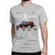 thumbnail image 5 of Camiseta de verano para hombre camisa negra con cuello redondo blusa estampada, 5 of 7