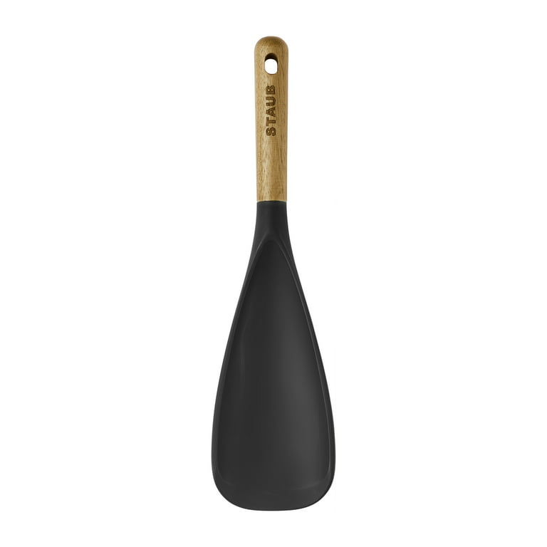  STAUB Wok Spatula & STAUB Skimmer Spoon, Perfect for Straining  or Lifting Meat and Veggies from Broth & STAUB Serving Spoon, Great for  Scooping Sides and Serving Hearty Stews: Home 