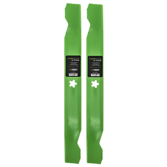 LawnRAZOR Notched High Lift Blade Set for 42 inch AYP Husqvarna 134149 2 Pack 810-CBL2224D