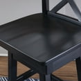 thumbnail image 4 of Linon Wilton 24" Indoor Swivel Counter Stool, Black, 4 of 10