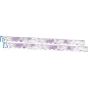 Barker Creek Double-Sided Scalloped Border 2-Pack, Purple Tie-Dye, Decorate Galore with 78' of Scalloped Border, Coordinating Designs Printed On Both Sides for Twice The Value, 2.25" x 78' (4331)