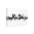 thumbnail image 2 of Michael Tompsett 'Norfolk Virginia Skyline BW' Canvas Art, 2 of 3