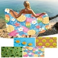 thumbnail image 1 of Fiudx Toalla de Playa de Microfibra, Ligera, Antiarena, de Secado Rápido, Ideal para Viajes, Ideal para La Piscina, 76 X 152 Cm, 1 of 6
