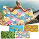 thumbnail image 1 of Xihbxyly Toalla de Playa de Microfibra, Ligera, Antiarena, de Secado Rápido, Ideal para Viajes, Ideal para La Piscina, 76 X 152 Cm, 1 of 6