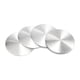 thumbnail image 1 of Riwesomey 4 Uds 56mm tono Universal tapacubos de centro de rueda insignia calcomanía pegatina a prueba de polvo pegatinas magnéticas fuerte Type3, 1 of 6