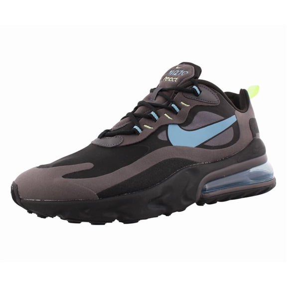Men's Nike Air Max 270 React Black/Cerulean-Thunder Grey (CI3866 001) - 13