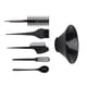 thumbnail image 2 of Kit de 6 piezas para teñir el cabello, profesional, multifuncional, suave, elástico, de nailon, juego de brochas para teñir el cabello, color negro, 2 of 14