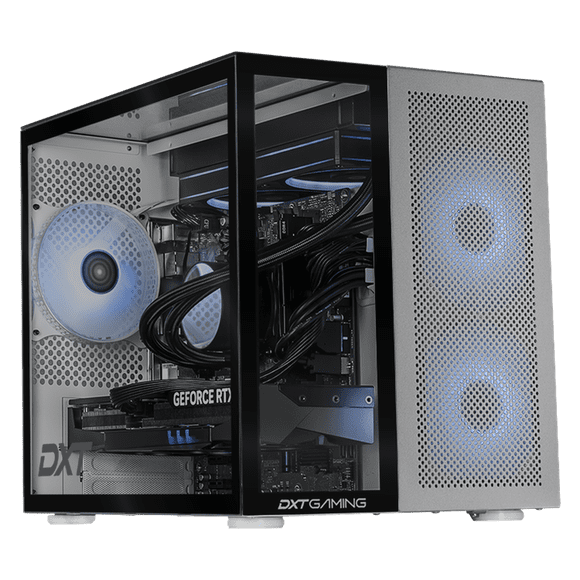 PC Gamer IA DXT GAMING NVIDIA GeForce RTX 5060 Ti Intel Core i7 14700KF 32GB DDR5 SSD 1TB Sistema Liquido WIFI Silver Productividad Versátil Acelerada con IA