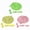 Yellow+Green+Pink, variant on Elastic No Tie Shoelaces 3-Pack - Tieless Stretch Laces for Athletic Sneakers, Quick Lock Slip-On Strings