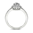 thumbnail image 3 of Kalapi Jewel 1.5 Ct Pear Cut Moissanite Engagement Ring - 14K White Gold Plated Halo Moissanite Solitaire Wedding Ring for Women's - Elegant Proposal Jewelry - Beautiful Gift for Her, 3 of 3