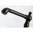 thumbnail image 4 of Kingston Brass KS7275PLBS English Country 8-Inch Bridge Kitchen Faucet with Sprayer, Oil Rubbed Bronze, 4 of 7
