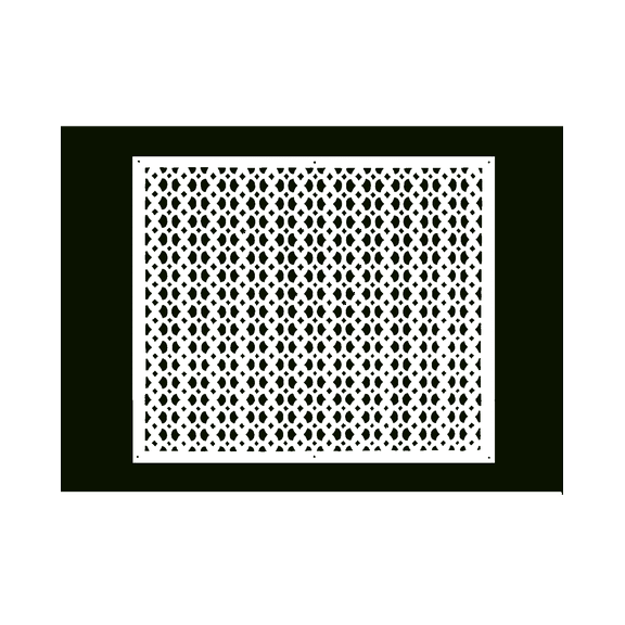 Prima Decorative Hardware Cast Iron Air Return Grill 20" x 24" - White