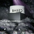 thumbnail image 2 of Hair Clay for Men Strong Hold Matte Finish – Texturizing Styling Clay for Medium Thick Straight or Wavy Hair, Volumizing Scented Hair Product, Based Bodyworks 2oz, 2 of 6
