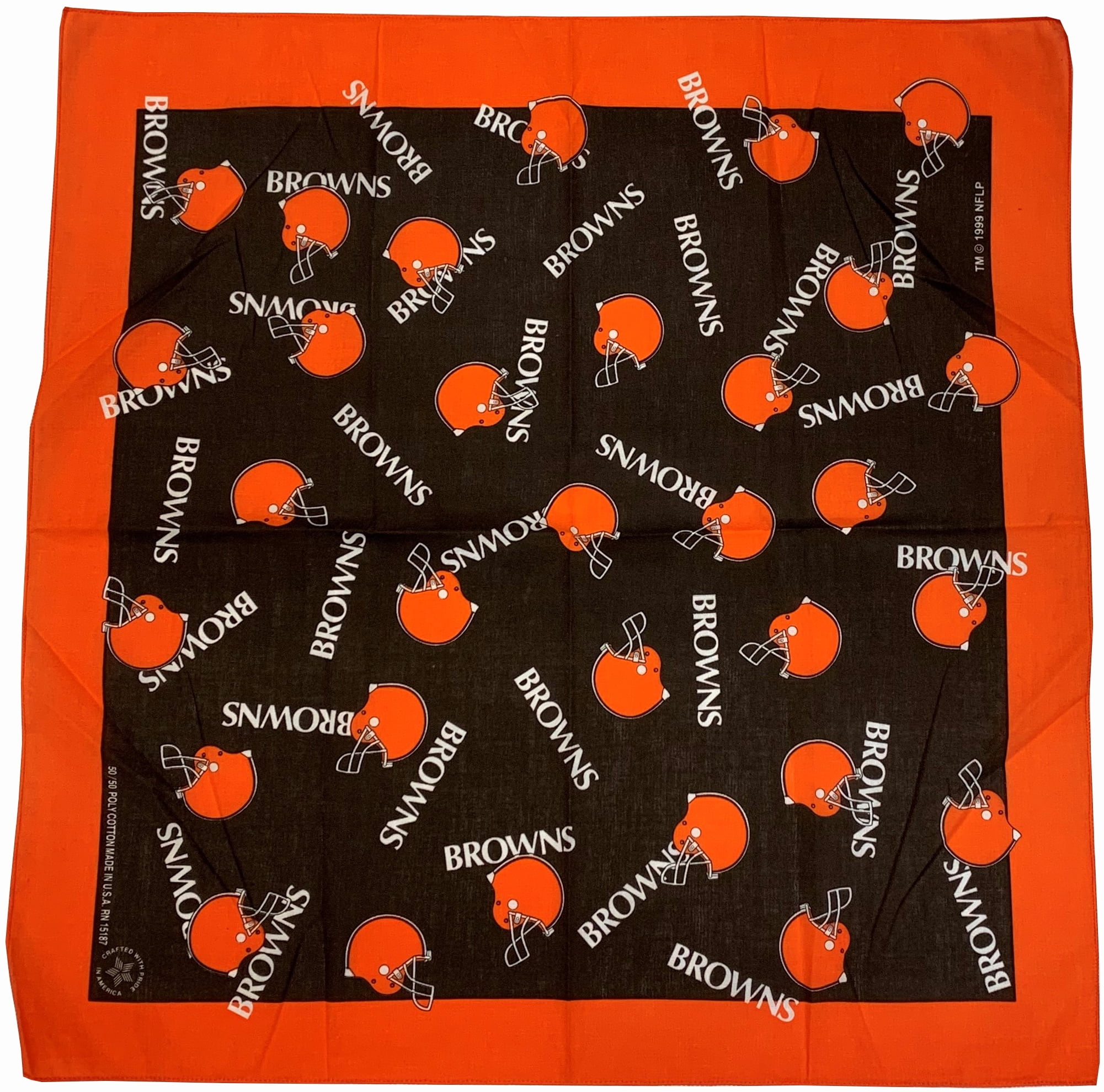 Browns Bandana 22 x 20