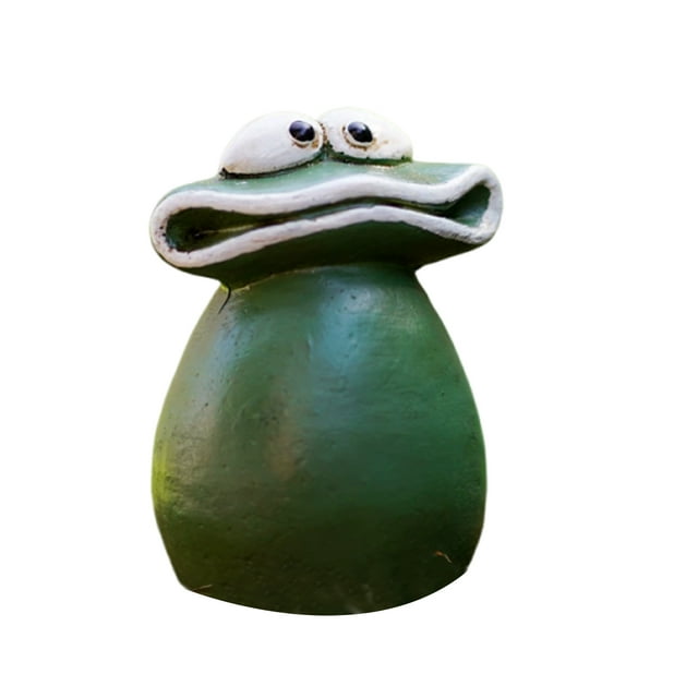 stanreset Fun Designs Mouthed Crafts Cute Decorations Big Big For Courtyard Frog 6*5*7.5CM