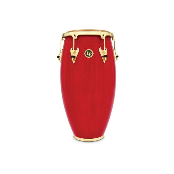 Latin Percussion M752S-RW Matador Series Wood 11.75" Conga - Red/Gold